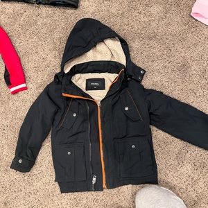 Diesel winter coat black boys 5/6